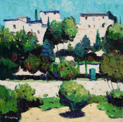 JOHN KINGSLEY - terraced gardens, menerbes