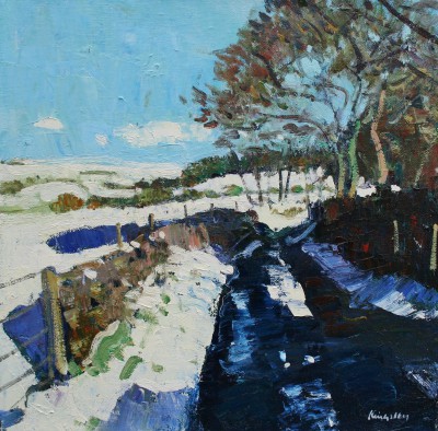 JOHN KINGSLEY - ayrshire landscape, winter