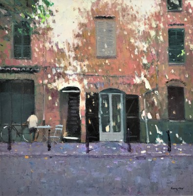 JOHN KINGSLEY - evening shadows, brignoles