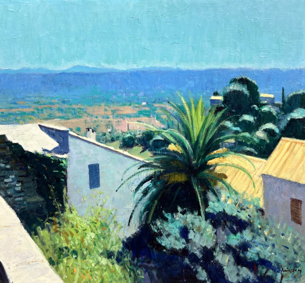 Scottish Artist JOHN KINGSLEY - Morning Light, Tourrettes I