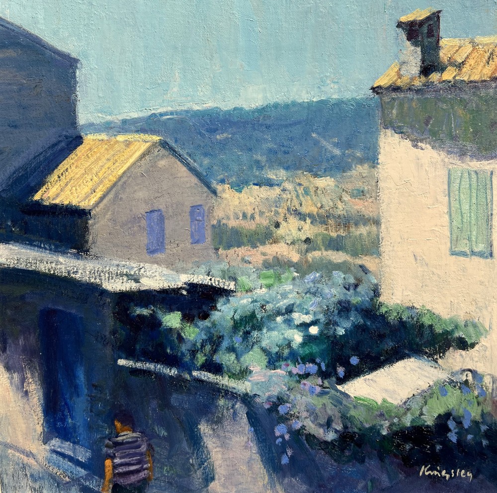 Scottish Artist JOHN KINGSLEY - Morning Light, Tourrettes II