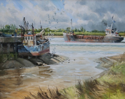 JOHN LINES - old lady arrival