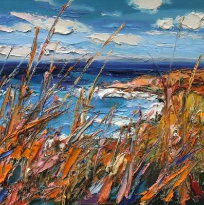 JUDITH BRIDGLAND - grasses near yellowcraig beach