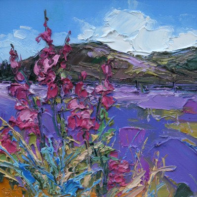 JUDITH BRIDGLAND - foxgloves, argyll