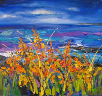 JUDITH BRIDGLAND - dark sky near portrush