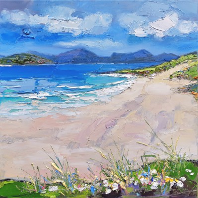 JUDITH BRIDGLAND - grasses at borve beach, harris