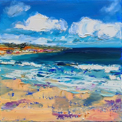 JUDITH BRIDGLAND - beach at stonehaven