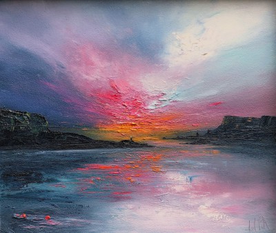 Linda Park - Dappled Sun on Loch Bracadale, Isle of Skye