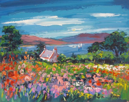 LYNN RODGIE - wild flower meadow, skye