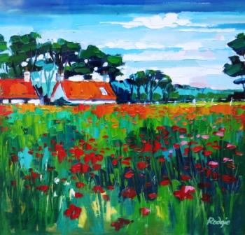 LYNN RODGIE - aberlady poppy field no 5