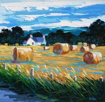 LYNN RODGIE - haybales at crailing