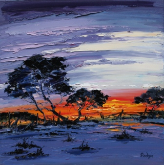 LYNN RODGIE - pines against the skyline