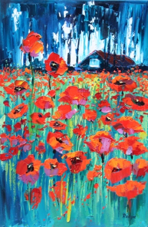 LYNN RODGIE - aberlady poppy glade