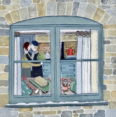 British Artist MANI PARKES - A Sprig Of Mistletoe