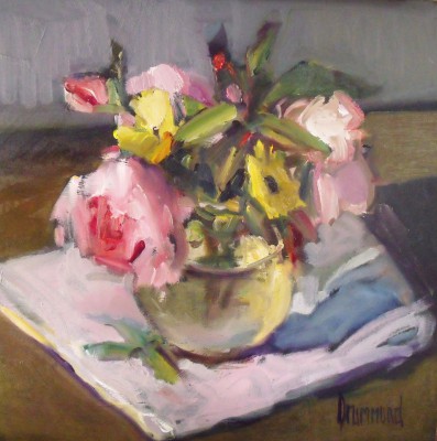 MARION DRUMMOND - a posy from my garden