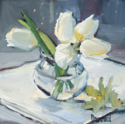 MARION DRUMMOND - white tulips