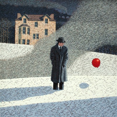 MARK EDWARDS - two passing trains