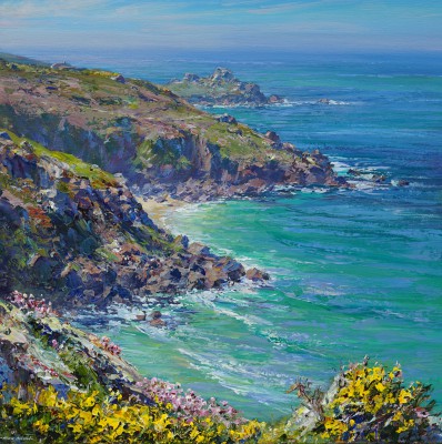 MARK PRESTON - turquoise waters from zennor head