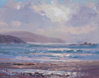 MARK PRESTON - evening light, whitesands bay