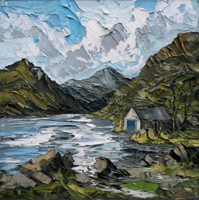 MARTIN LLEWELLYN - boat house, llyn dinas