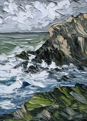 MARTIN LLEWELLYN - cliffs near porthgain