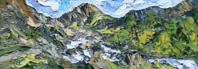 MARTIN LLEWELLYN - waterfall, ogwen valley