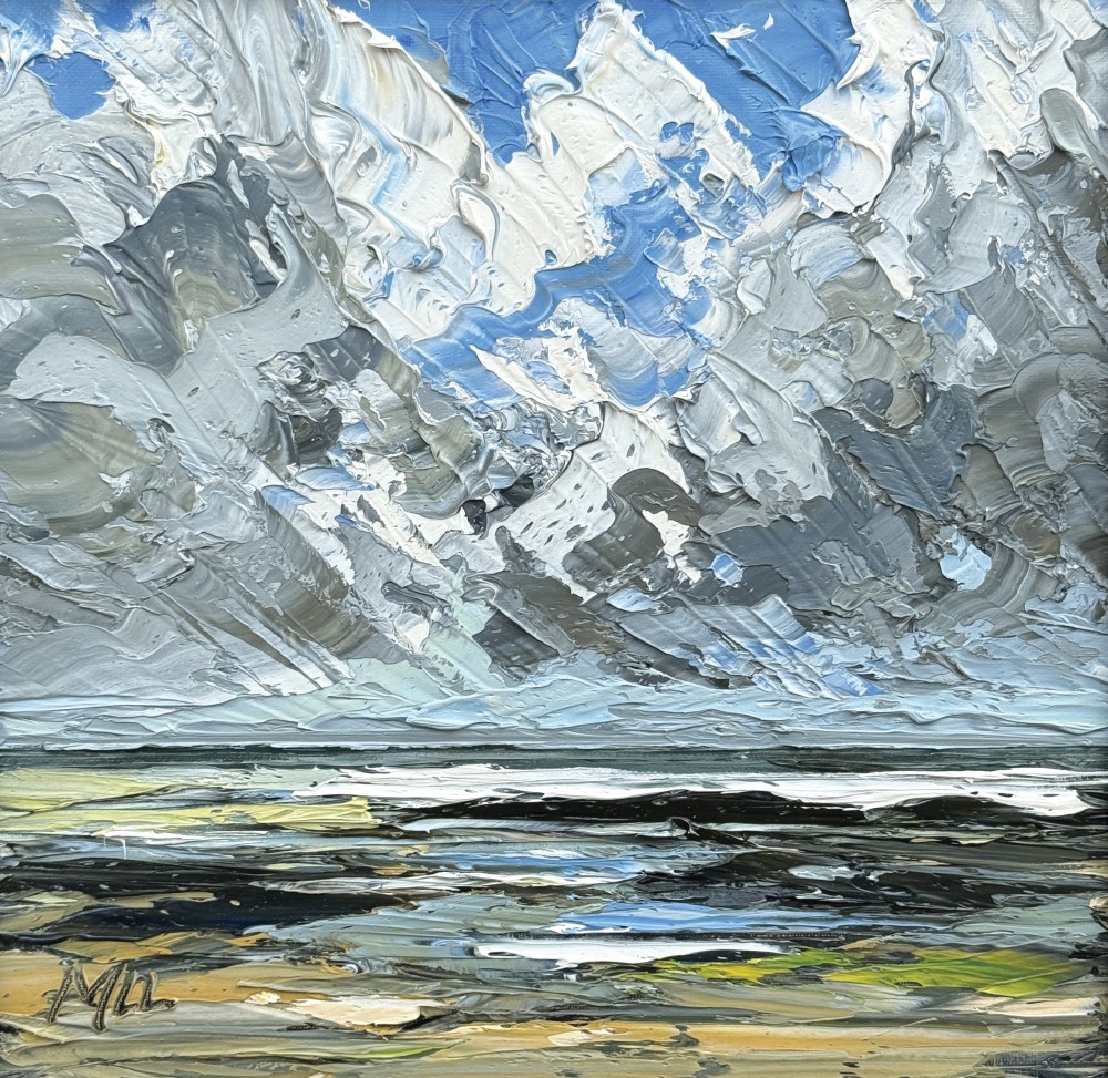 Martin Llewellyn - clouds over the sea