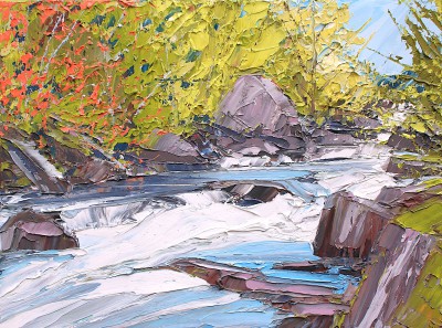 MATTHEW SNOWDEN - autumn rapids, aberglaslyn