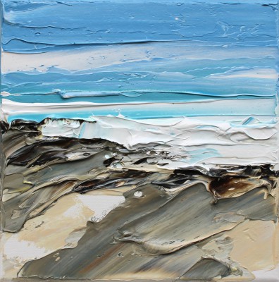 British Artist MATTHEW SNOWDEN - Breaking Waves, Saligo Bay