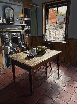 British Artist MATTHEW WOOD - Kitchen Window II