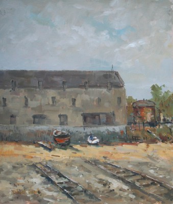 MICHAEL EWART - old slipway, port seton
