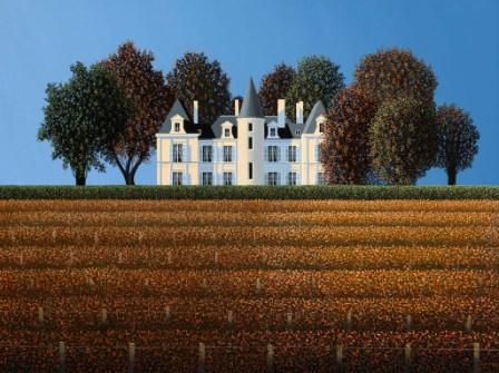 Chateau Pichon Lalande, Pauilliac Bordeaux in Autumn