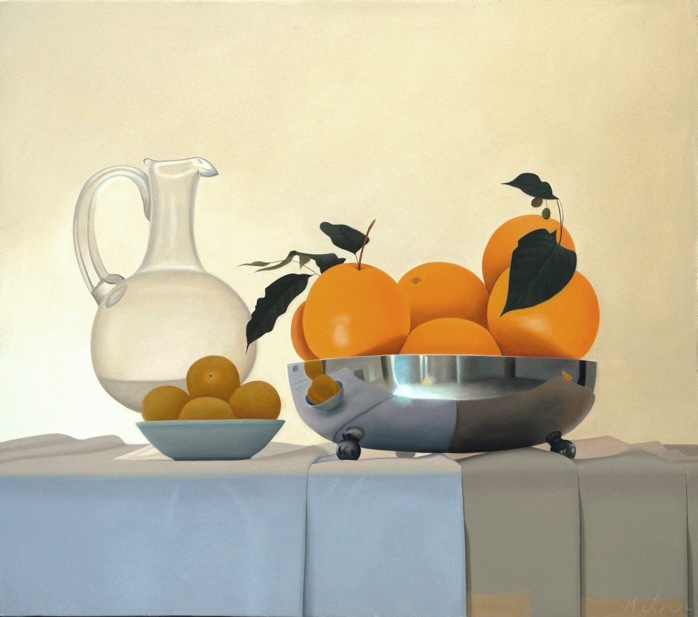 Michael de Bono - decanter with oranges