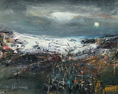 NAEL HANNA - broken clouds with moonlight, west coast