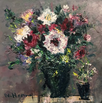 Two Vases with Summer Flowers