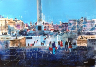 NAGIB KARSAN - nelson's column & trafalgar square