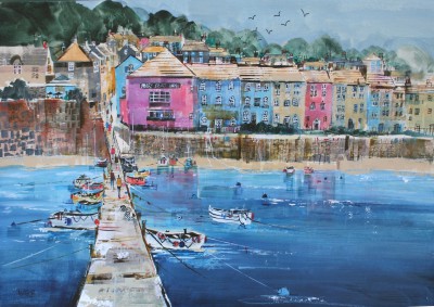 NAGIB KARSAN - arriving off the ferry, dittisham