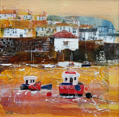 Boats in the Harbour, Coverack