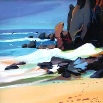 PAM CARTER - stormy waters, dalmore