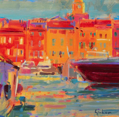 Scottish Artist PETER GRAHAM - Saint Tropez