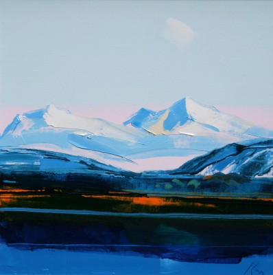 PETER KING - winter light shiskine