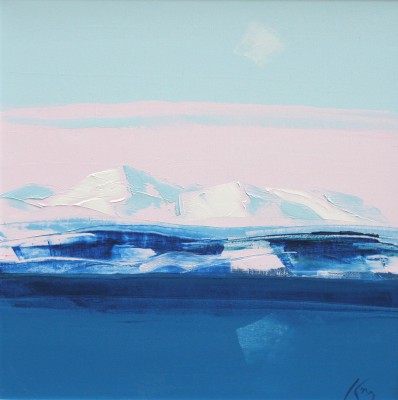 PETER KING - winter light, arran