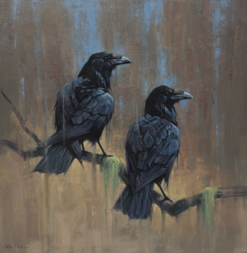 Scottish Artist PETER MUNRO - The Watchers 