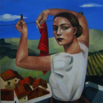 ELIZABETH RIDGWAY - red rag