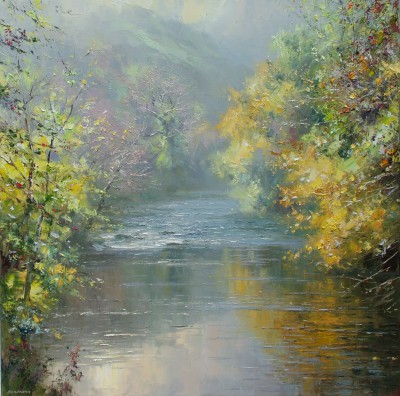 Autumn Reflection, Monsal Dale