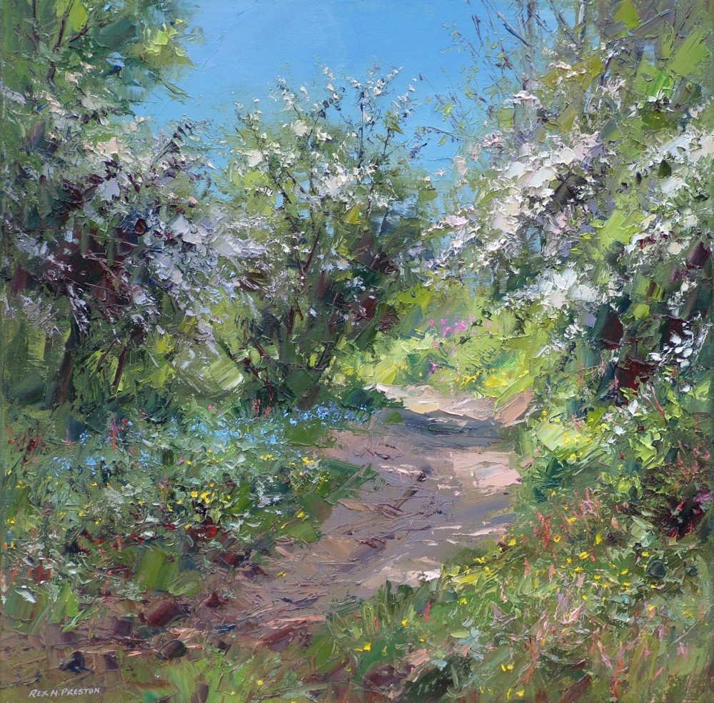 Rex Preston - clear spring day, thornhill carrs