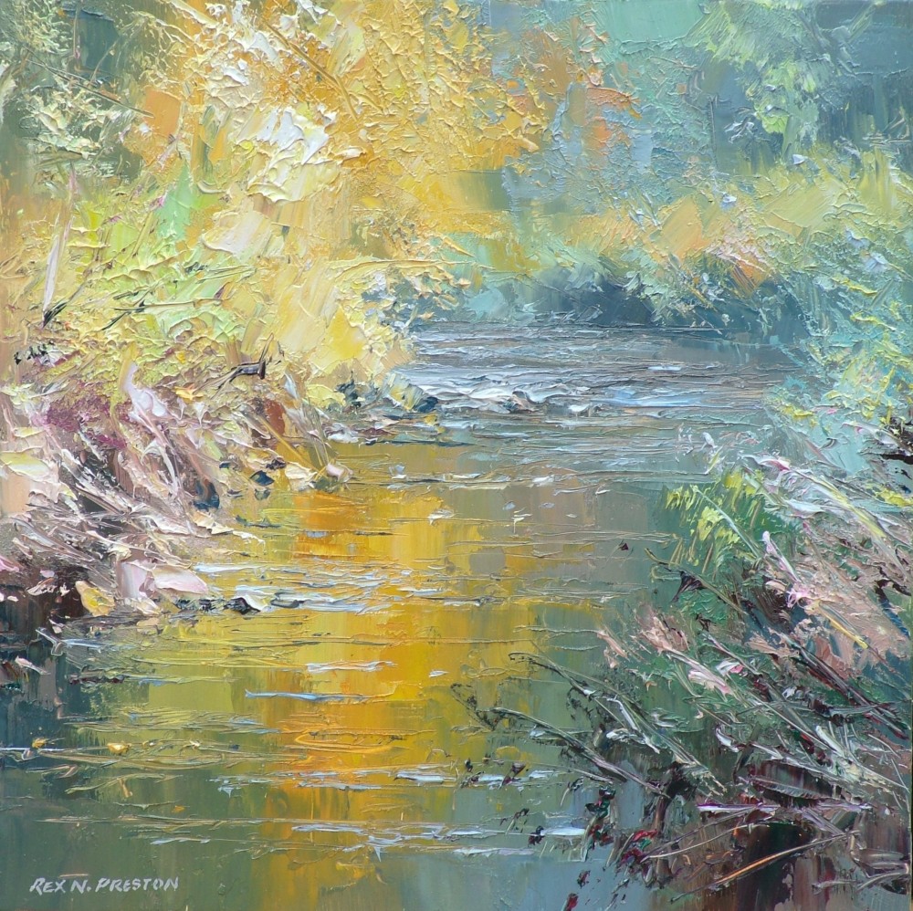 Rex Preston - river ecclesbourne, turnditch