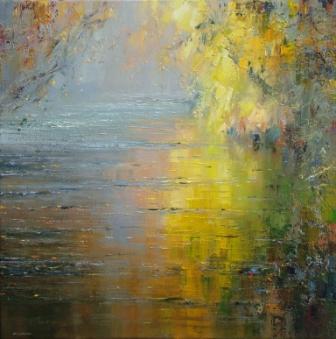 REX PRESTON - reflected beech trees chee dale