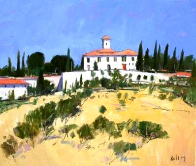 ROBERT KELSEY - terrace landscape, tuscany