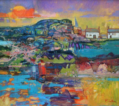 Sunset with Low Tide, Plockton